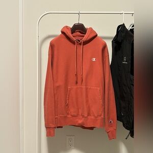 Champion pink hoodie size XL